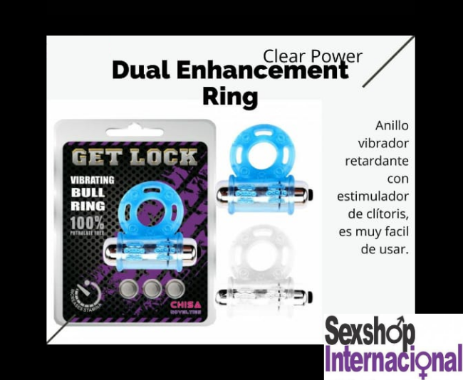 DUAL ENHANCEMENT ANILLO VIBRATORIO SEXSHOP PTE PIEDRA 931568025